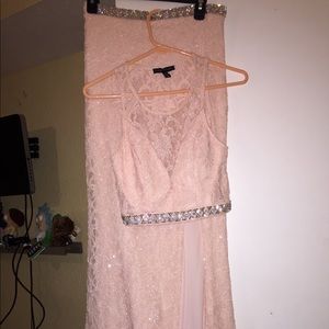 High cut dress 2 pieces